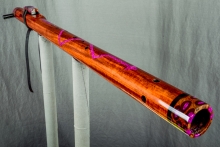 Grenadillo  Native American Flute, Minor, Low C-4, #L19B (4)